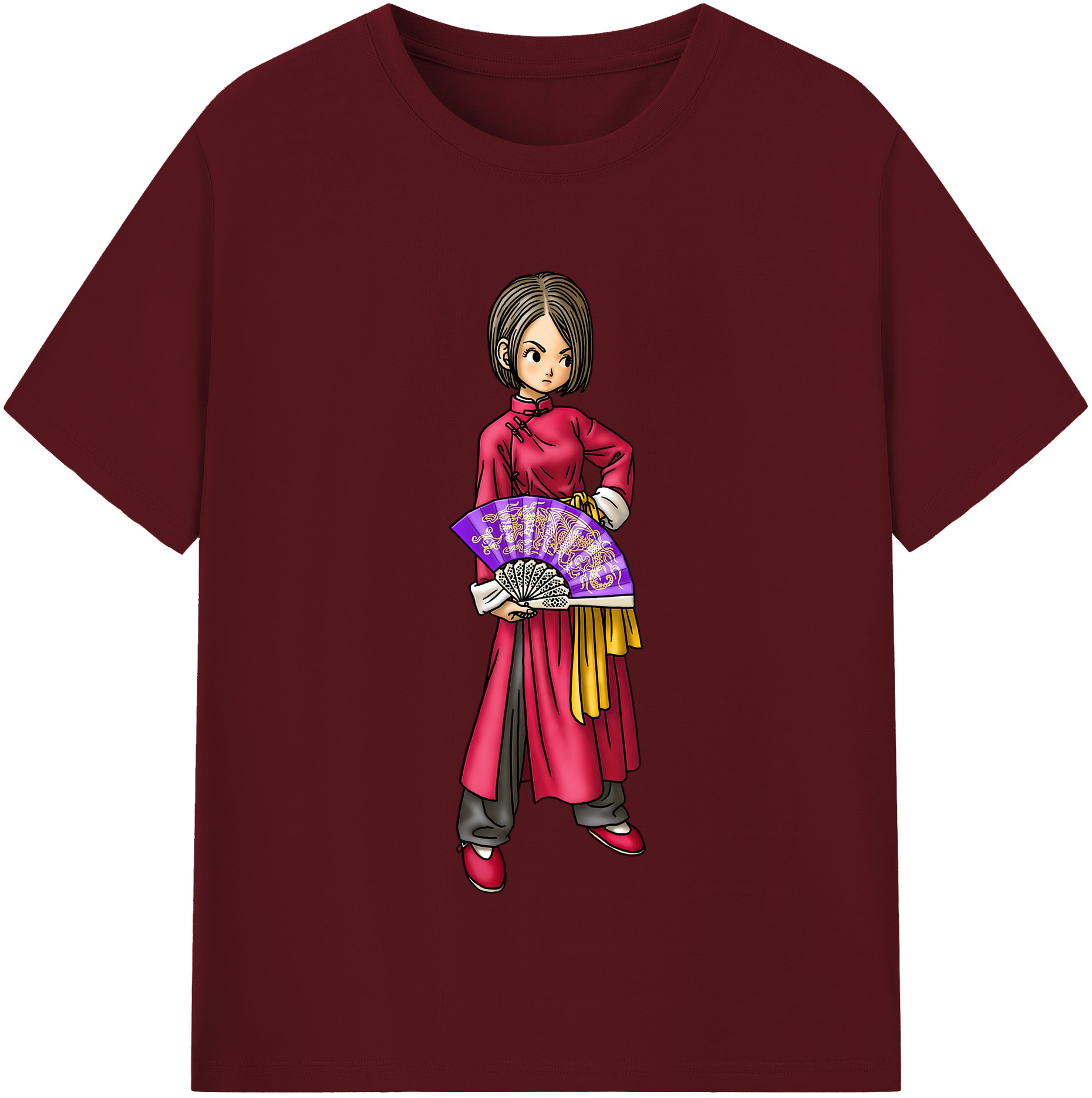 （画像用） ドラゴンクエスト Doragon Kuesuto Dragon Quest 綿100％半袖Tシャツ（フロントプリント）